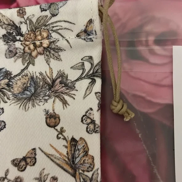 Dior Cruise 24 Drawstring Bag- Butterfly 9x11 - Picture 8 of 9